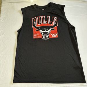 NBA Men’s Chicago Bulls Basketball Jersey Graphic Print Black Size Medium